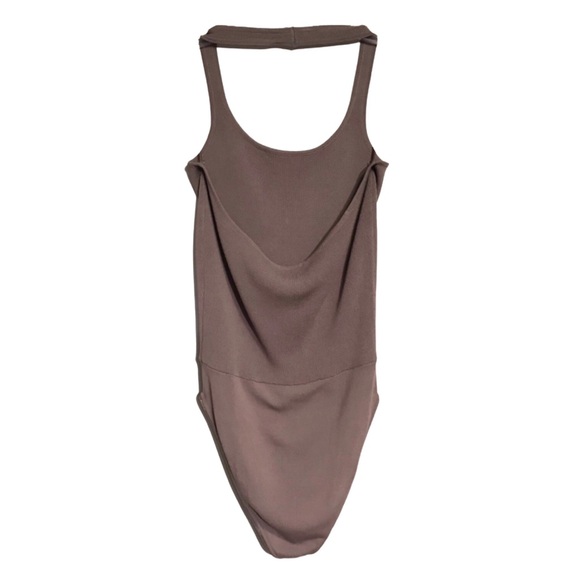 Zara Knit Taupe Halter Bodysuit - Picture 7 of 7